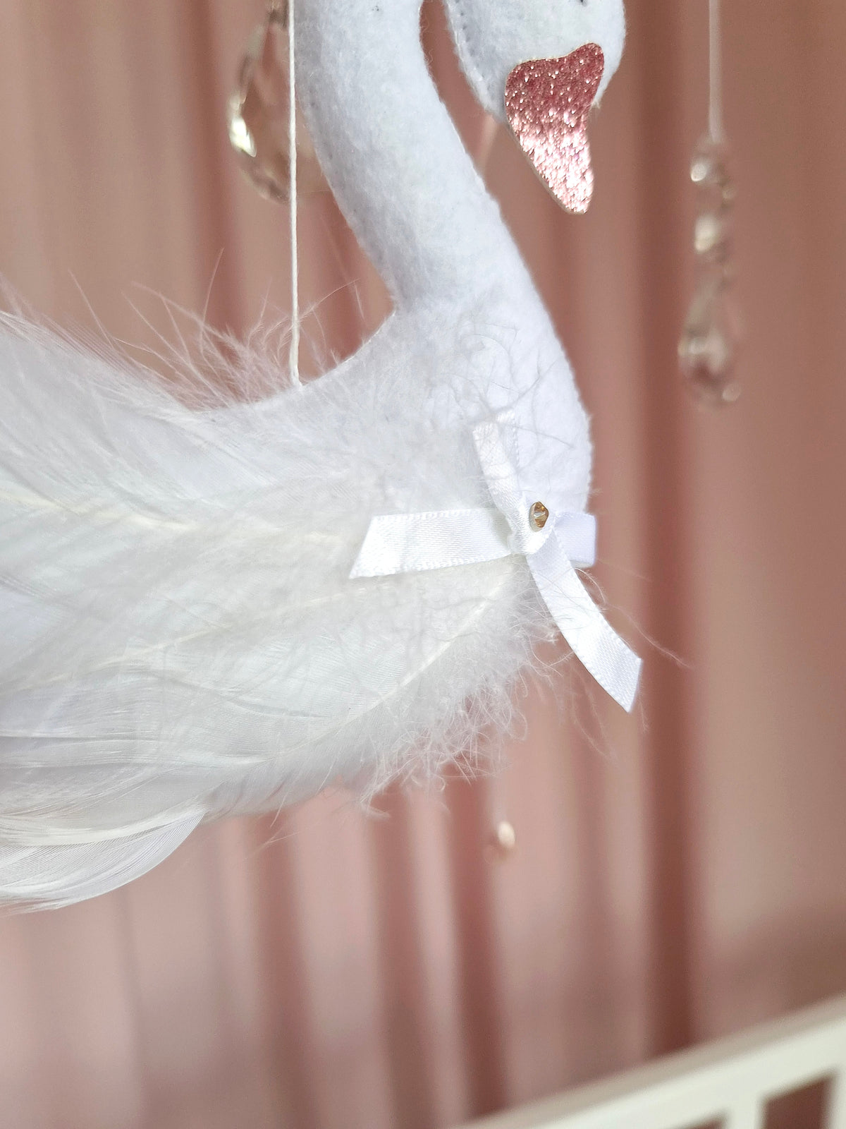 Feathered Swan Dreams - Baby Mobile