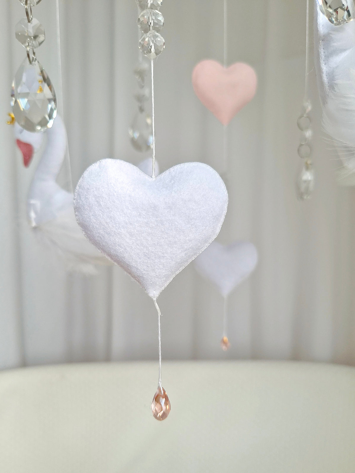 Feathered Swan Dreams - Baby Mobile
