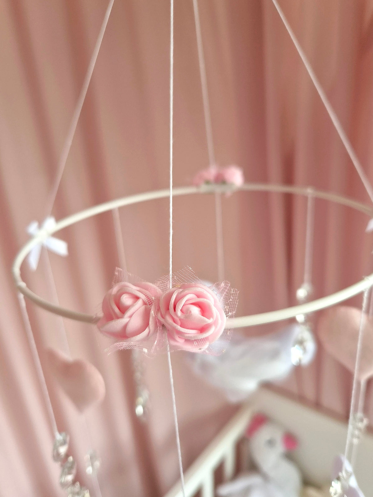 Feathered Swan Dreams - Baby Mobile
