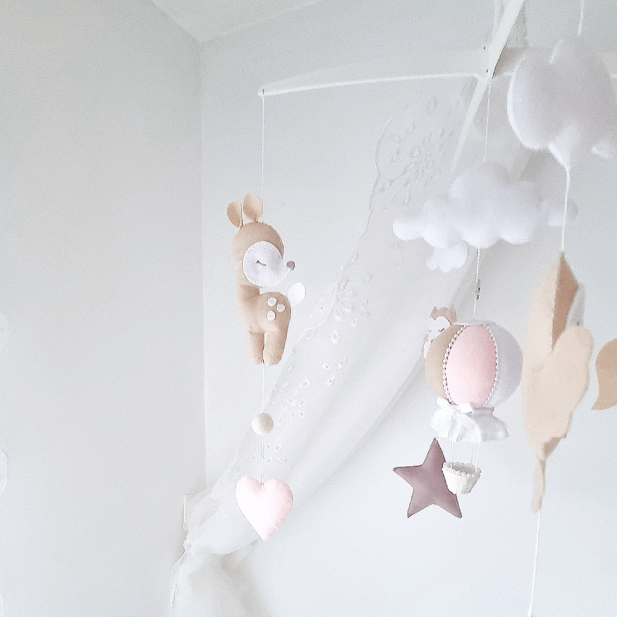 Woodland Whispers - A Dreamy Forest Friends Baby Mobile