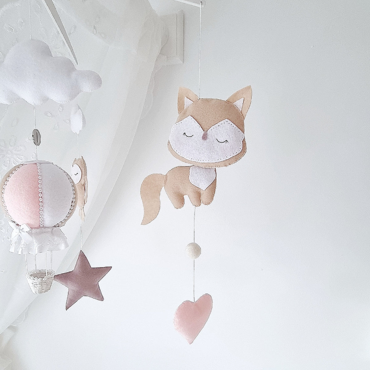 Woodland Whispers - A Dreamy Forest Friends Baby Mobile