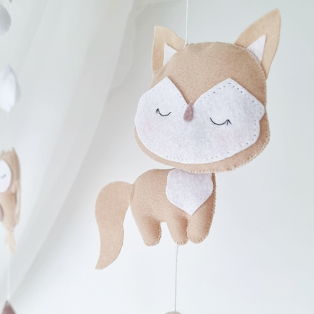 Woodland Whispers - A Dreamy Forest Friends Baby Mobile